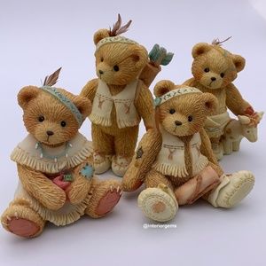 Aztec Indian Cherished Teddies Teddy Bear Figurine